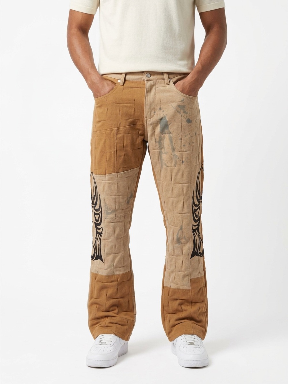 $700 WHO DECIDES WAR GATHERED WORK TROUSERS